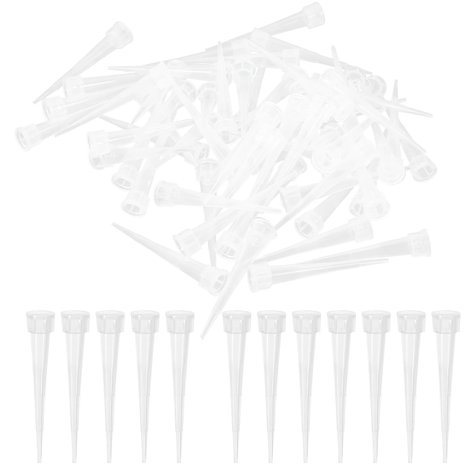 

100 Pcs Flower Arrangement Flower Mud Tube Holder Floral Fixation Tool Wedding Bouquet Accessory Transparent Plastic Tube