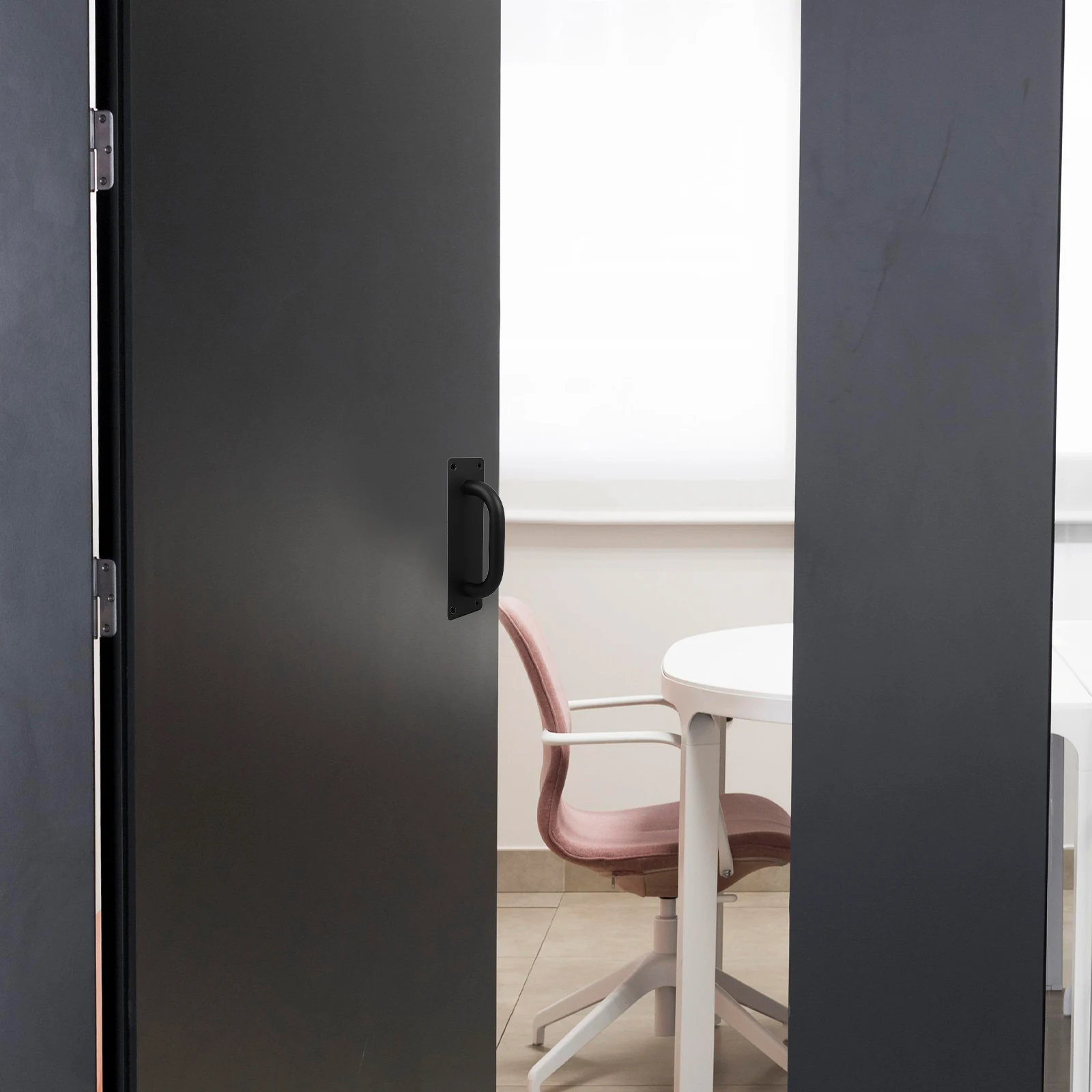 

2Pcs Black Stainless Steel Fire Door H les Heavy Duty Push Pull H Commercial Door Pull Modern Style Long Lasting Durability
