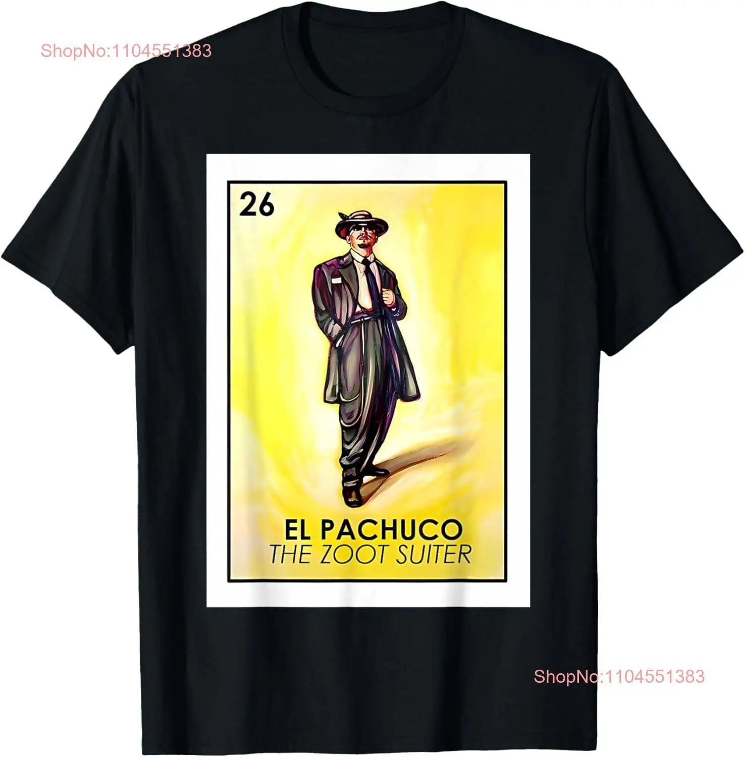 El Pachuco Card Mexican Lottery Card T-Shirt Hoodie