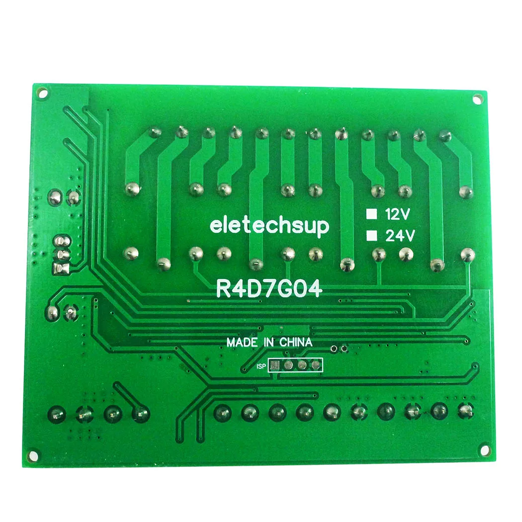 R4D7G04 DC 12V 24V multifunción PLC IO placa de expansión 4-20MA 0-10V colector de voltaje de corriente analógico NPN/PNP DI para instrumento