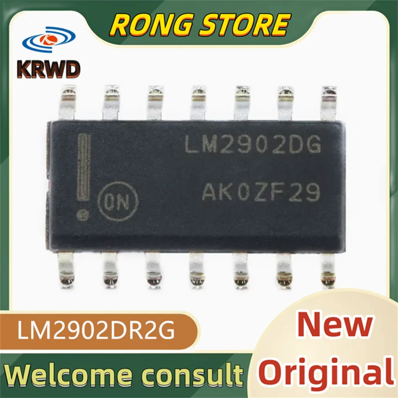 

50PCS LM2902DG New and original LM2902DR2G LM2902DR2 LM2902DR LM2902D LM2902 2902DR2G SOP-14