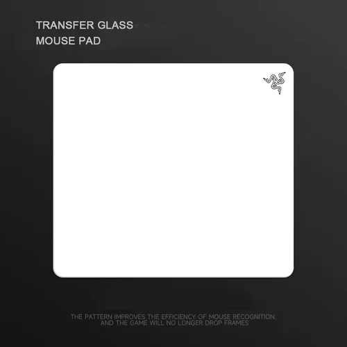Imagen 2 del producto Alfombrilla de ratón de vidrio fotovoltaico minimalista: superficie dura templada mejorada para juegos FPS y uso doméstico en la oficina, deslizamiento ultrasuave