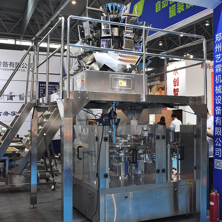 Sac préfabriqué automatique, matériel Doypack, écrous à vis, boulons, Machine d'emballage de comptage de joint sur 3 côtés