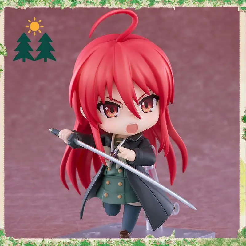 Figura de acción original GSC Shakugan no Shana Nendoroid Shana 2.0 versión Q, adorno periférico de anime, juguete coleccionable, regalo bonito y genial
