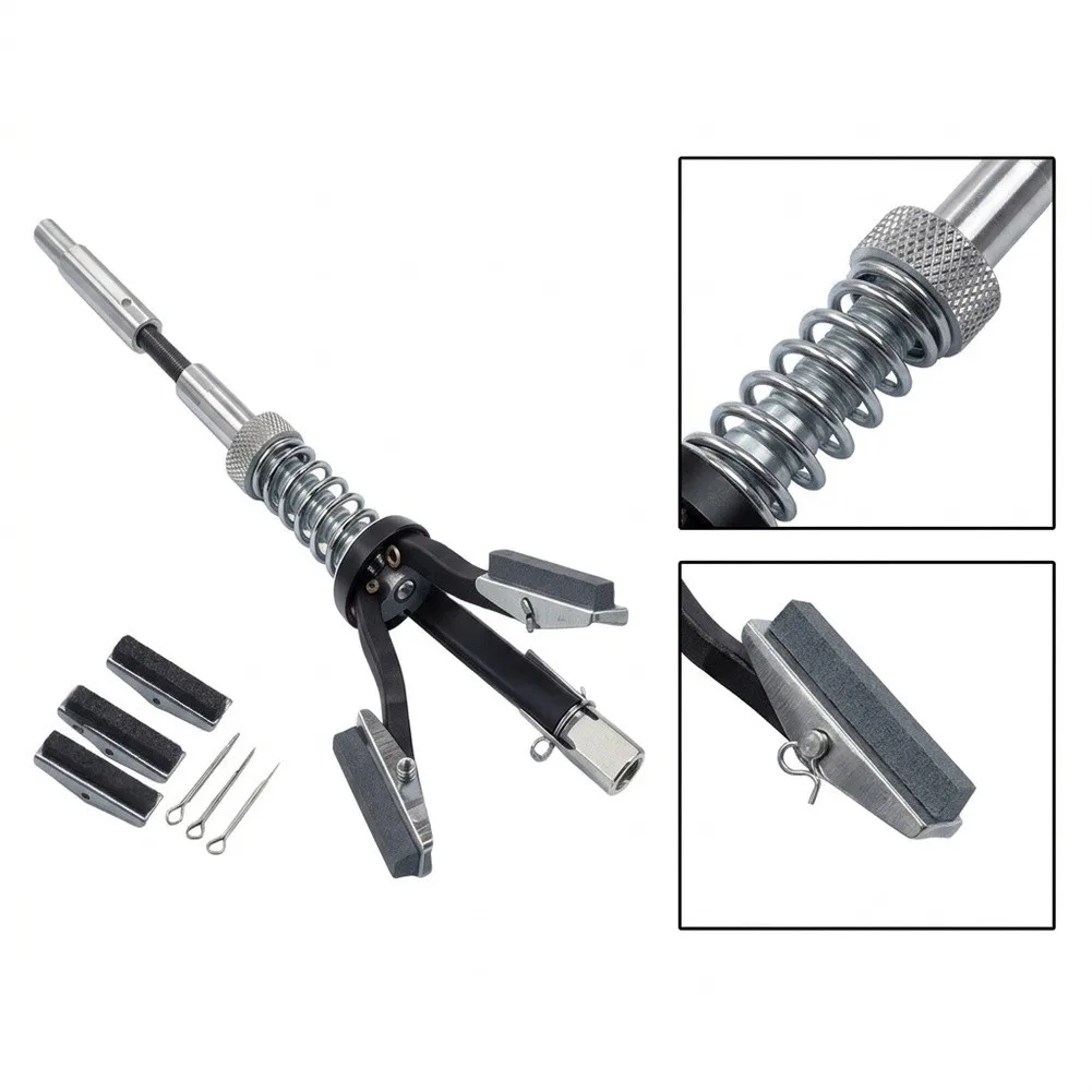 Brake Drum Cylinder Honing Tool with Three-Jaw Alignment System for Consistent Grinding and Polishing on Various Bore Dimensions