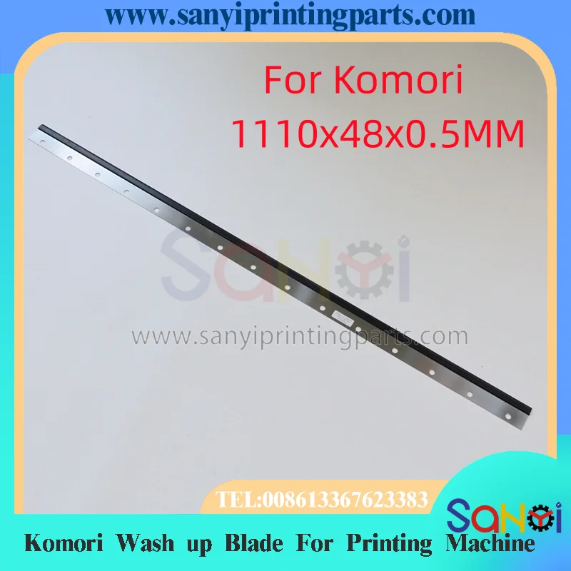 1 Piece Komori Wash up Blade 1110x48x0.5MM For Printing Machine Parts