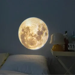 Novità Proiettore Lunare Sfondo luminoso Proiettore Puntelli per foto Decorazione per feste di compleanno Luci da parete Camera da letto Decora Luce notturna