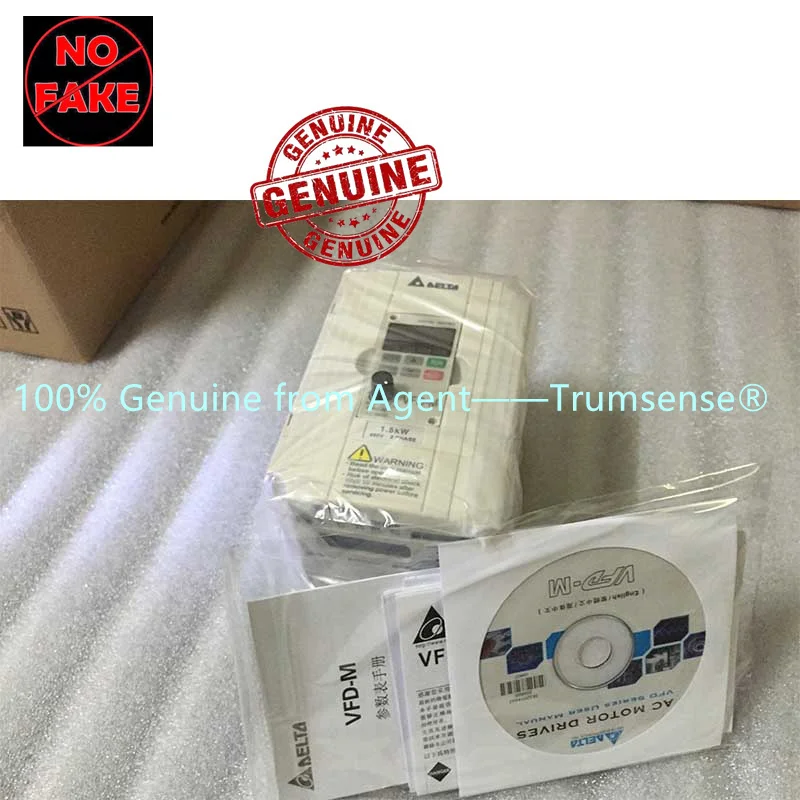 

VFD015M43B 1500w 2HP Genuine Delta Inverter 3 Phase Input 380V to 480V 5.7A Output 0 to 480V 4A 3.1 KvA Frequency Inverter