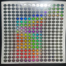 13X8mm Holographic Sticker QC Passed Security Warranty Anti-Tamper Security Sticker, Laser Anti-Counterfeiting Sticker