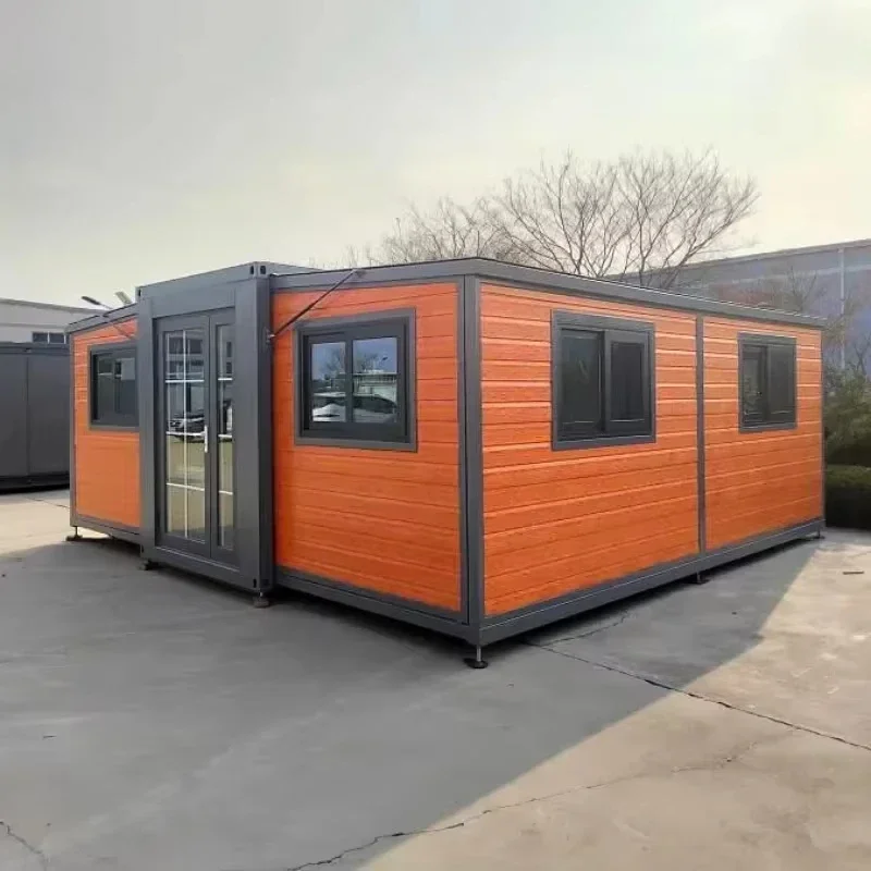 Customized Container House Folding Room House 2 3 4 5 Bedrooms Luxury 40ft Movable Foldable Expandable Prefab Container House