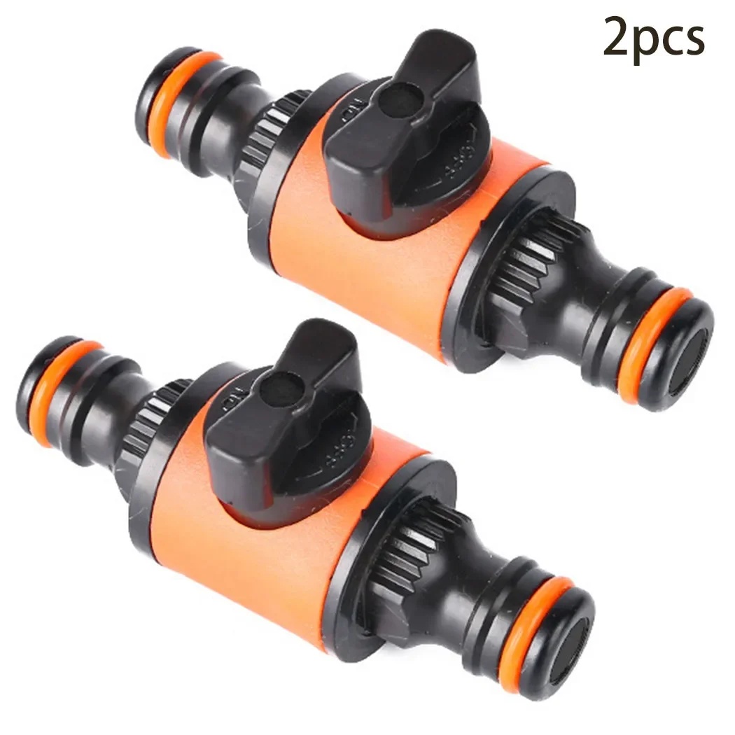 Gartenschlauch-Absperrventil 2 Stück 16mm Schnellkupplung Inline-Wasserhahn-Anschluss Bewässerung Gartenbedarf – Detail 10