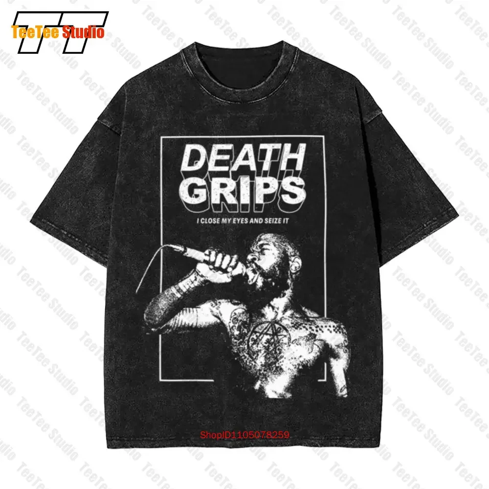 Death Grips I Close My Eyes And Seize It Vintage Oversized T-Shirt OSJY