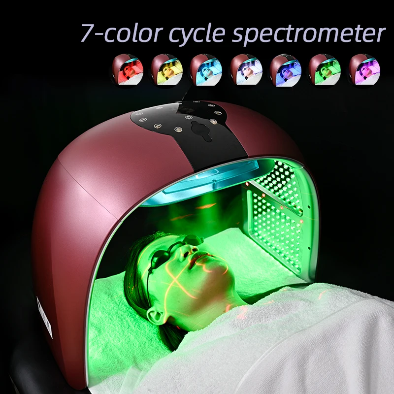 New LED Face Mask Equipment 7 In 1 Color Face SPA Facial Device Skin Rejuvenation Light Facial Body Beauty Machine For Skin Care