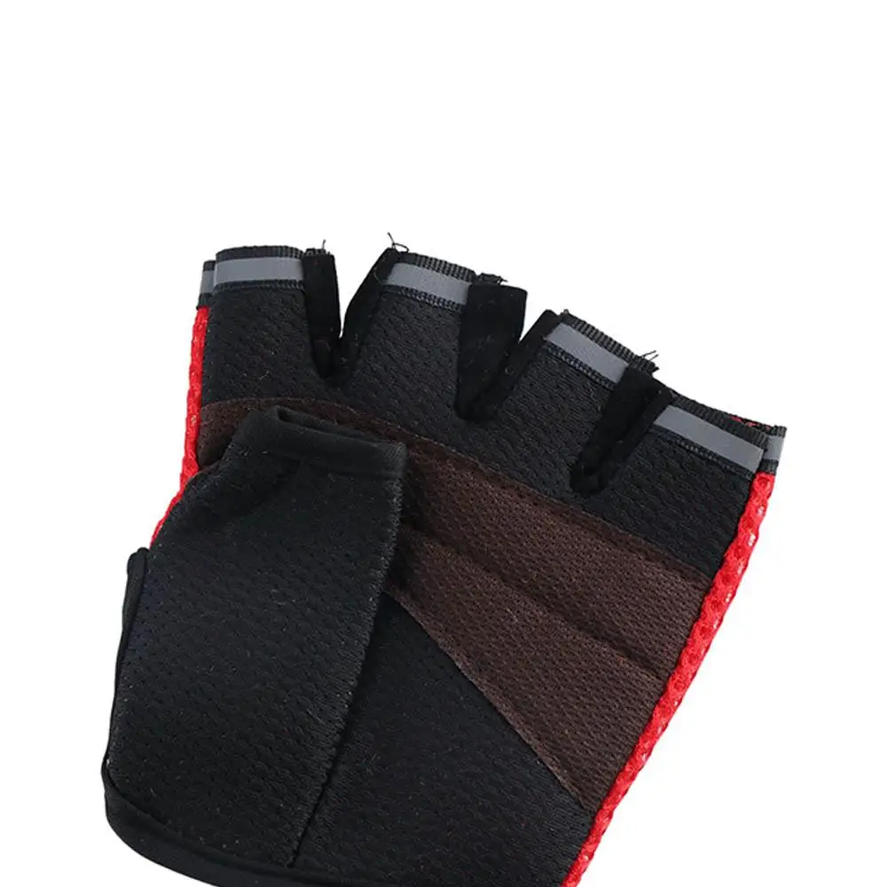 Rękawice rowerowe 1 para oddychające bez palców dla dzieci i dorosłych, sprzęt rowerowy, rękawice kolarskie, rękawice do jazdy, rękawice do kulturystyki.