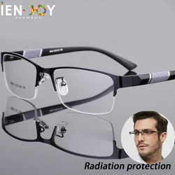 IENJOY Half-frame Reading Glasses Gafas de lectura para hombres High Quality Business Glasses Presbyopic Eyeglasses 1.0 2.0 3.0