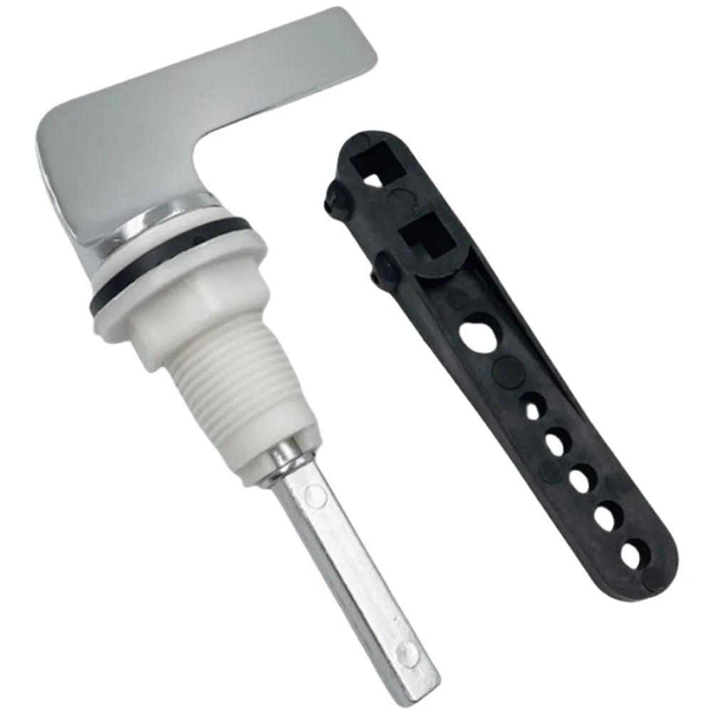 Compact Zinc Alloy Toilet Wrench with Ergonomic Bent Handle for Tank Service White Orange Blue 12.5 x 3.4 x 4.2 cm