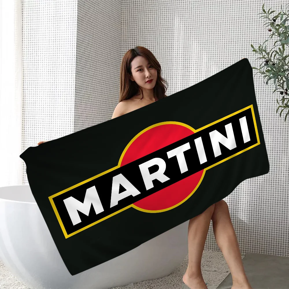 Martini logo printed Towel Microfiber Beach Towel Absorbent Quick dry Soft Yoga Swimming Resort Mountain Climbing Towel