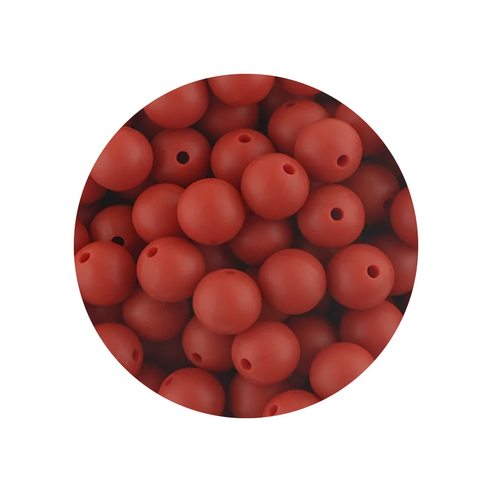 50 stks/partij 12/15mm Nieuwe Kleur Siliconen Kralen Kralen Voor Sieraden Maken DIY Ketting Armband Sieraden Accessoires