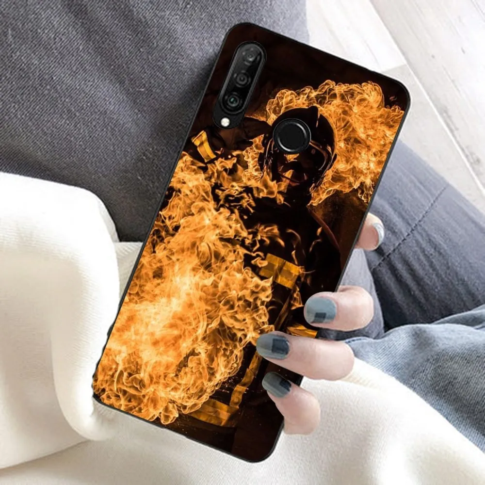 Firefighter Heroes Fireman Phone Case For Huawei Honor 10 Lite 9 20 7A 9X 30 50 60 70 Pro Plus Soft Silicone Cover