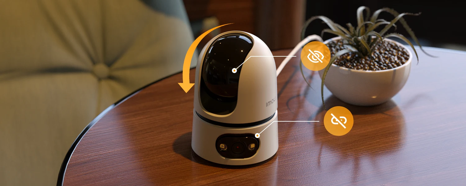 IMOU 10MP Ranger Dual Pro One touch Call Indoor Camera Smart Full-color Night Vision Wide Dual Lens Human & Pet Detection Two-way Audio Monitor