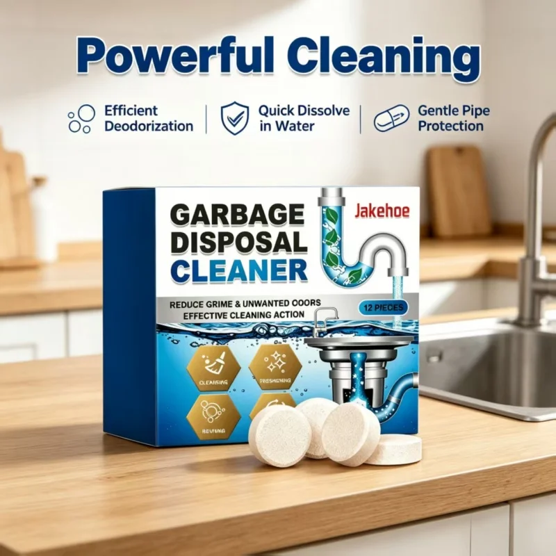Garbage Disposal Cleaner Tablets Heavy Duty Deodorizer Freshener Odor Remover Deep Clean Kitchen Sink Drain Maintenance Supplies