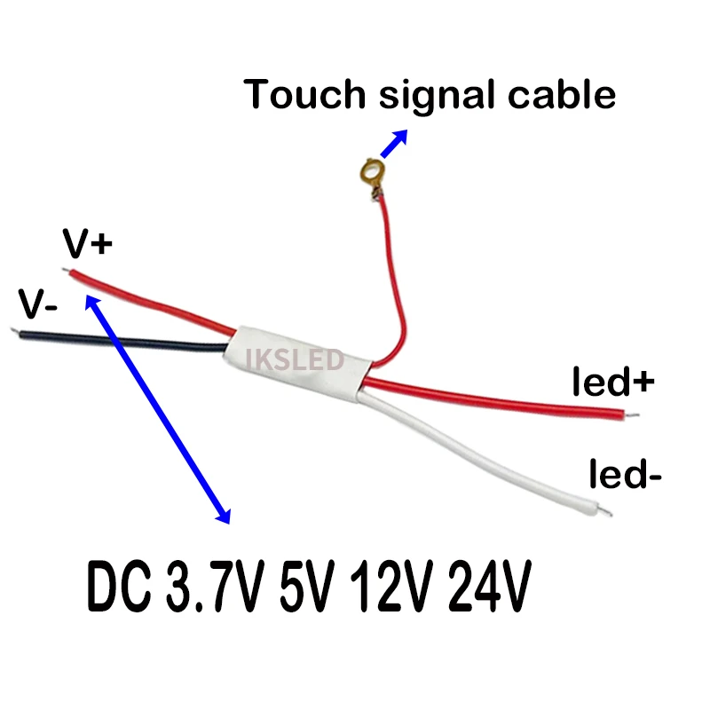 Touch sensor switch for metal lamps 3.7V 5V 12V 24V touch sensor switch Metal sensor Touch switch Table lamp LED strip lamp