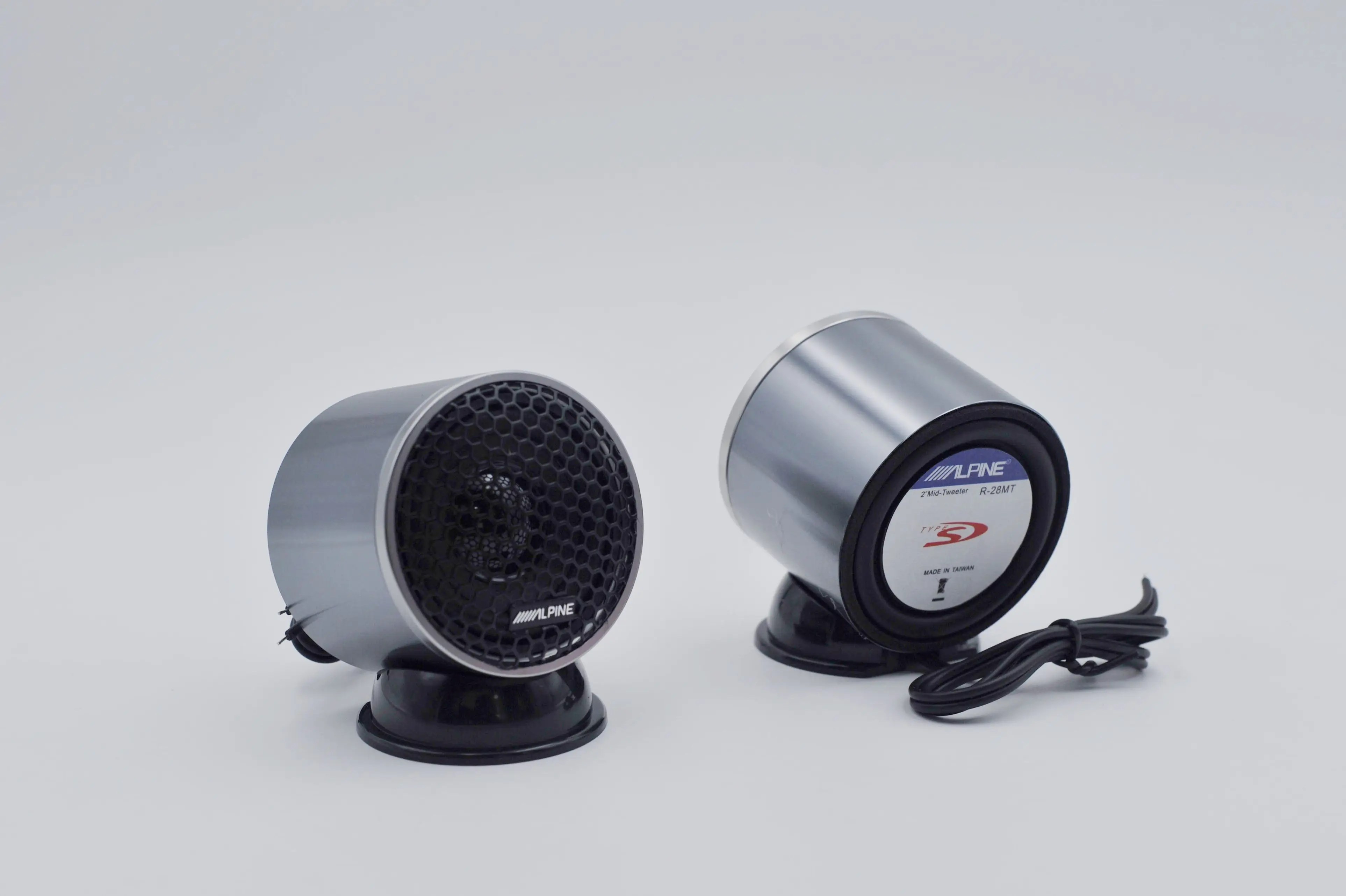 ALPINE 2インチカースピーカー MIDツイーター R-28MT 車載用インパネ