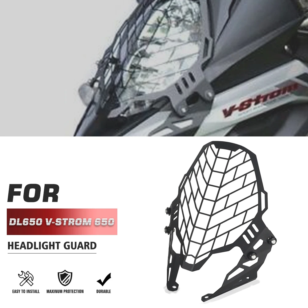 

Motorcycle Headlight Head Light Guard Protector Cover Protection Grill For SUZUKI DL650 DL1000 V-strom DL 650 1000 Vstrom 650