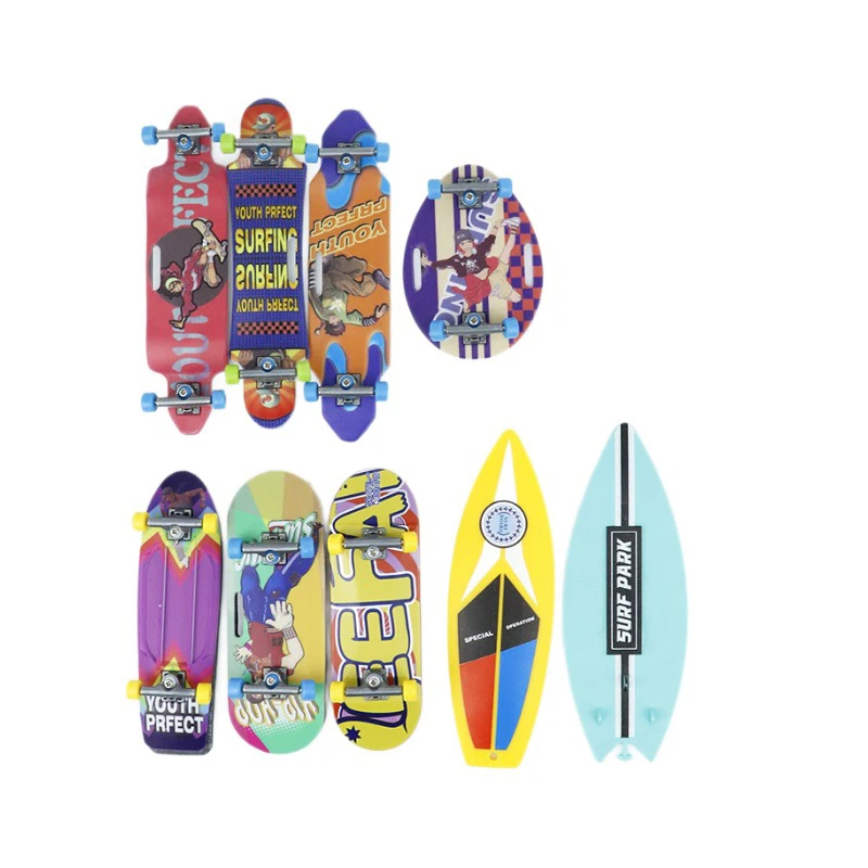 Mini Kreative Fingertip Surfbrett Simulation Finger Skateboard Spielzeug Auto Fenster Mini Air Surfbrett Surfer Geschenk Erwachsene Kinder Spielzeug
