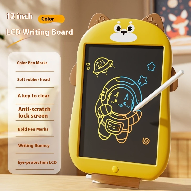 12Inch Cartoon LCD Writing Tablet Drawing Board Kids Graffiti Sketchpad Toys Handwriting Blackboard Magic Drawing Board Toy Gift