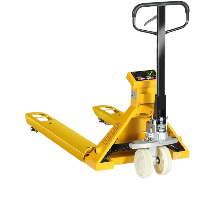 

Niu lengthened manual hydraulic pallet truck floor scale mobile electronic scale