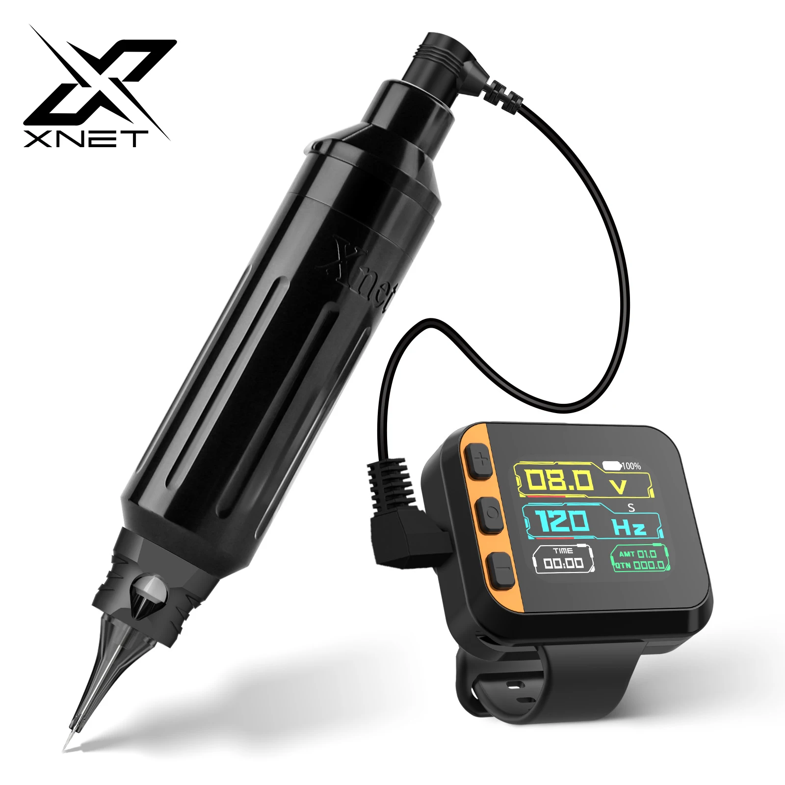 

Беспроводная роторная машинка для татуировки XNET Sage-S с аккумулятором 1600 мАч, питанием от часов и бесщеточным двигателем, для макияжа и татуировок