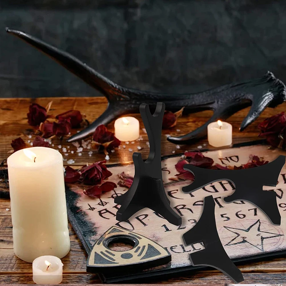 

2pcs Desktop Two-Tier Wand Holder For Wand Stand Swords Flute Two-Tier Swords Support Craft Cosplay Prop Organizer Rack