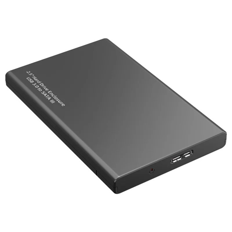 2.5 Inch SATA SSD HDD Enclosure USB3.0 Mobile Hard Drive Cases Portable External Hard Drive Case for