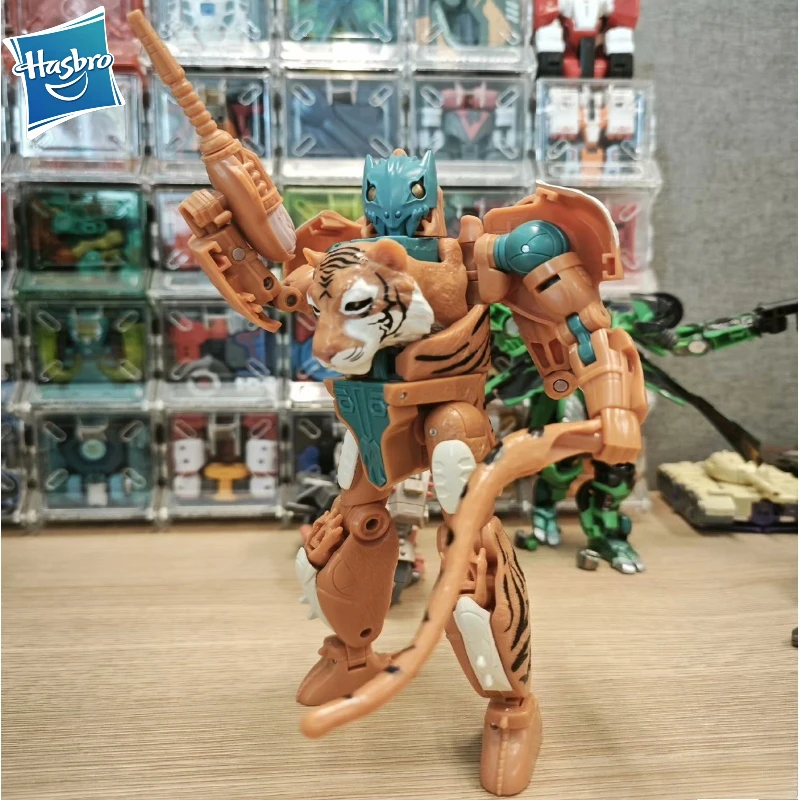 

【IN STOCK】Hasbro Transformable toys Golden Disk Collection Mutant Tigatron Action Figure Robot Toy Collect Gifts Hobbies