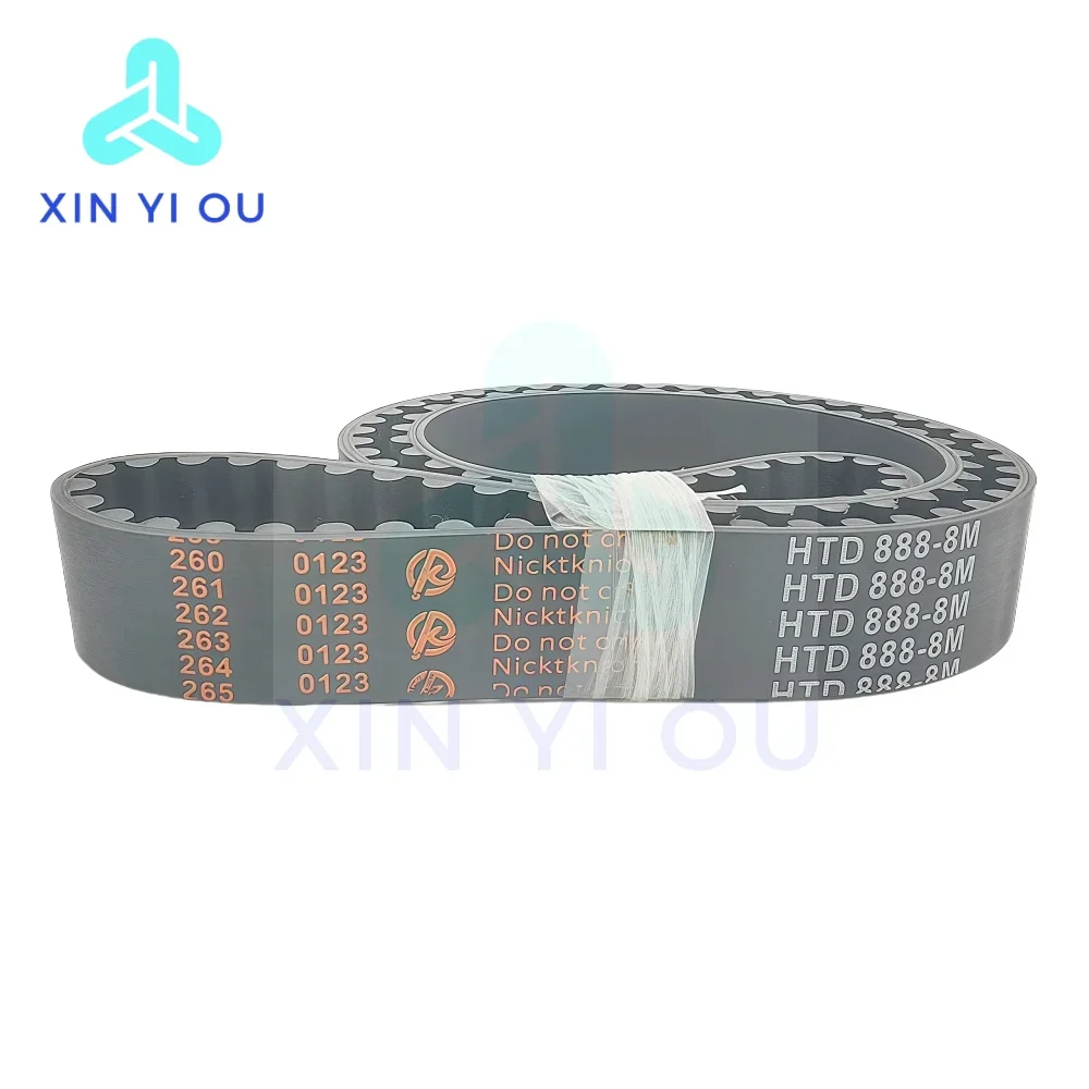HTD8M Timing belt Pitch=8mm Belt Type 184/248/256/264~544-8M Belt width 15/20/25/30/40/50 mm for industrial machinery