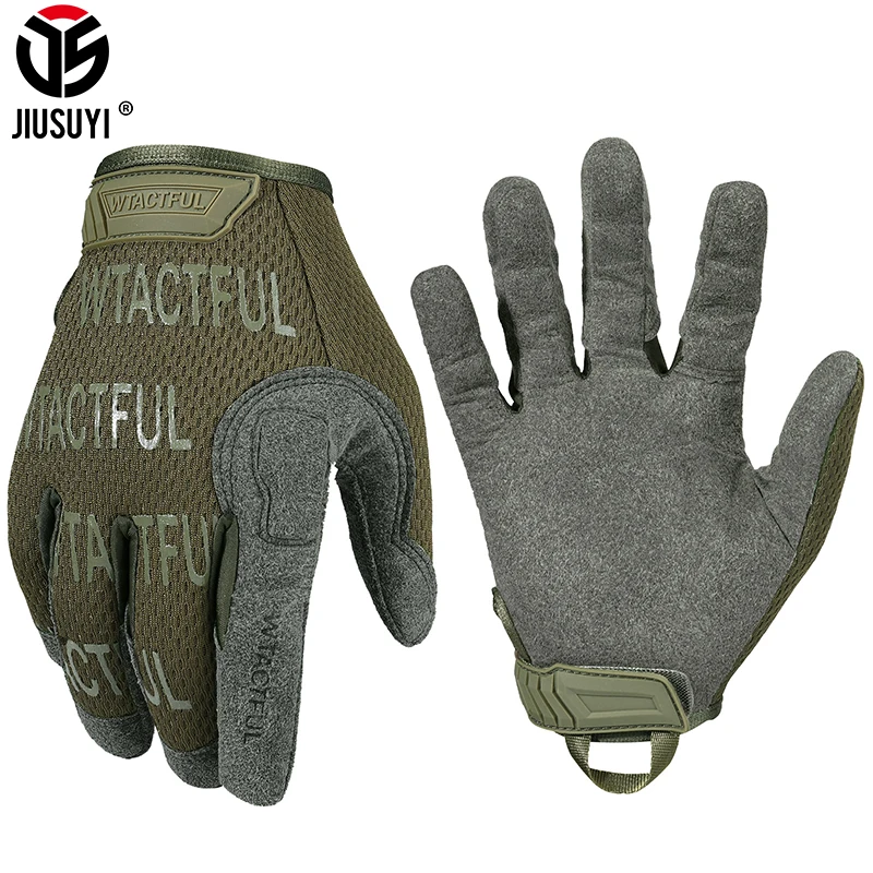 Men Full Finger Tactical Gloves Camouflage Outdoor Fishing Climbing Hunting Mittens Fitness Training Anti Slip Protect Gear