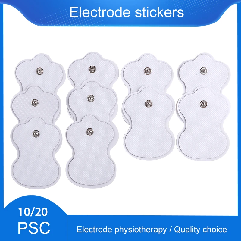 10/20pcs Electrode Pads Conductive Gel Pad Body Acupuncture for TENS Unit Body Physiotherapy Therapy Replacement Patch Massage