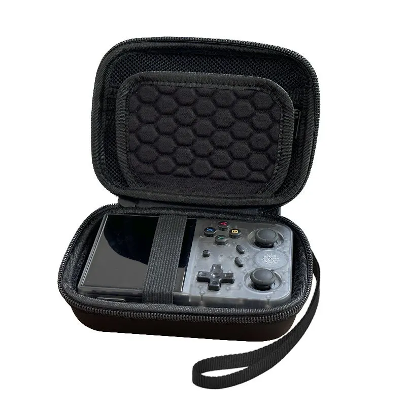 Travel Case Compatible with RG353V/ RG35XX/RG353VS/ R36S Retro Handheld Game Console, Handheld Emulator Storage Holder Organizer