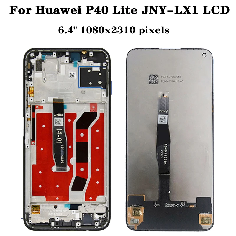 6.4\'\' New nova 7i Display For Huawei P40 Lite JNY-LX1 JNY-L21A LCD Touch Screen Digitizer Assembly For Nova 6 SE LCD Screen