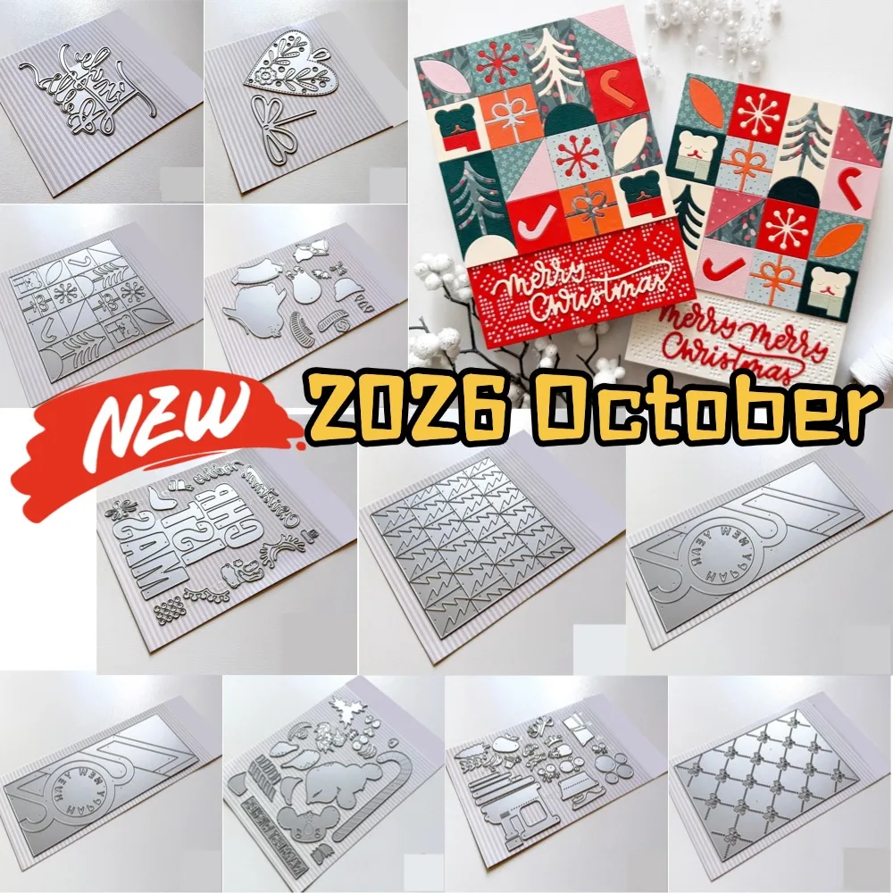 2026 Christmas Koala New Clear Silicone Stamps for DIY Scrapbooking Bullet Journal Craft Supplies Stamp Photo Album Card Making