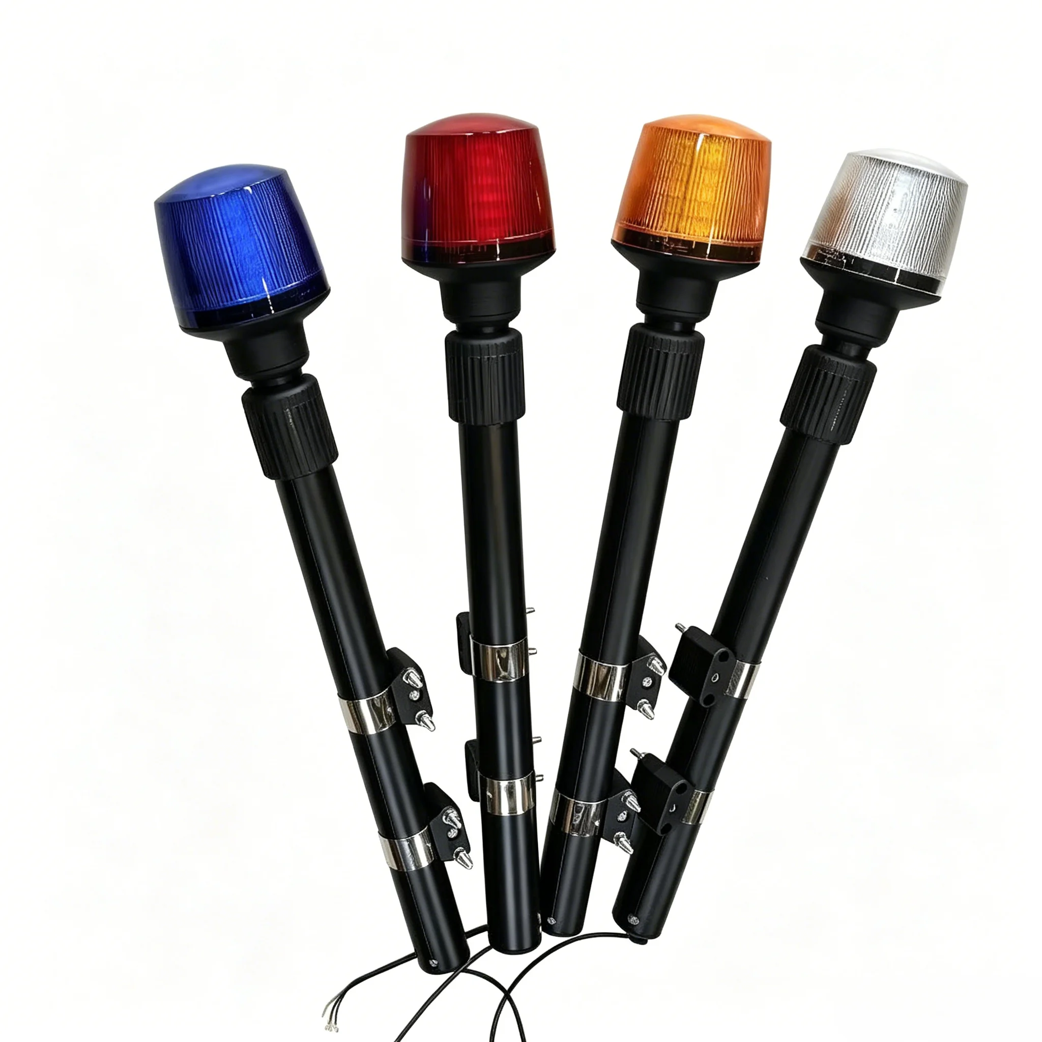 

72Leds Traffic Signal Light 36W Led Motorcycle Rear Rod strobe Warning light,Scalable Rod Motorbike beacon Light,waterproof