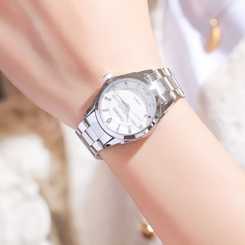 CHENXI Women Watches Casual Simple Stainless Steel Luxury Watch For Women Lady Fashion Quartz Wrist