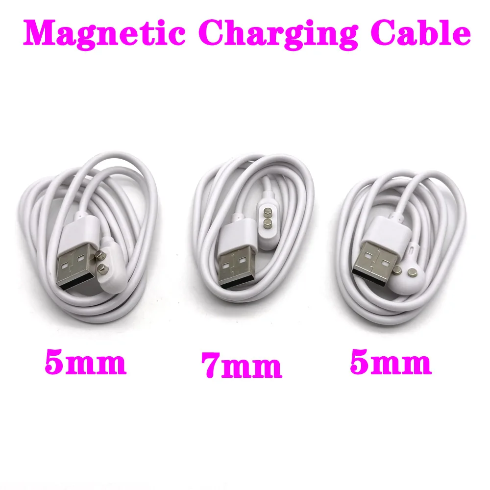 

5mm 7mm Magnetic Charging Cable center spacing 2P Magnet Suctio USB Power charger for Beauty instrument Smart device