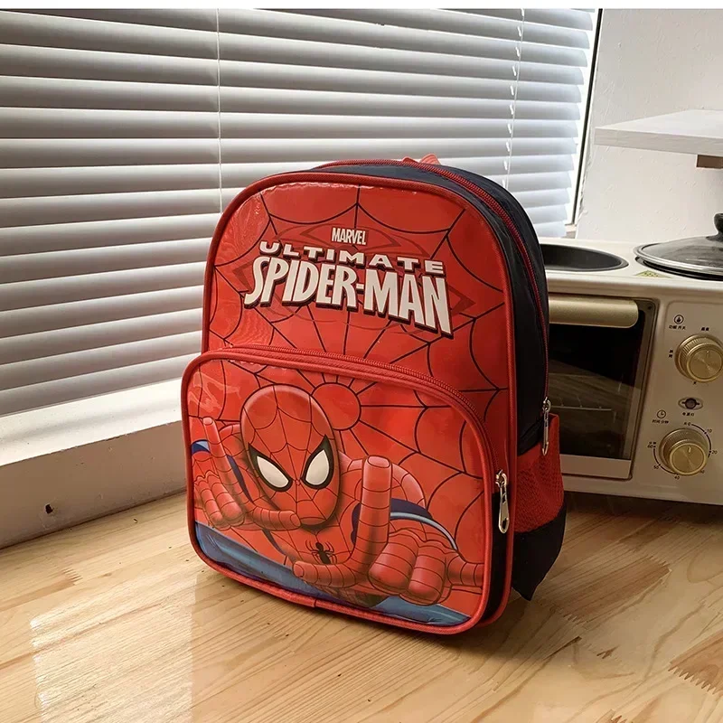

Disney Spiderman Anime Patterns Children's Kindergarten Bags Boy's Iron Man Backpack Girl Bag Baby Cartoon Children's Backpack