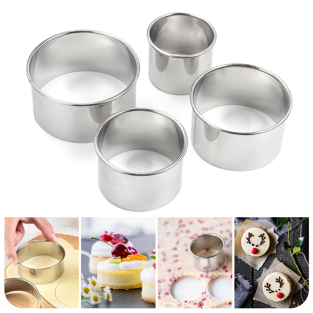 4Pcs Baking Molds S…
