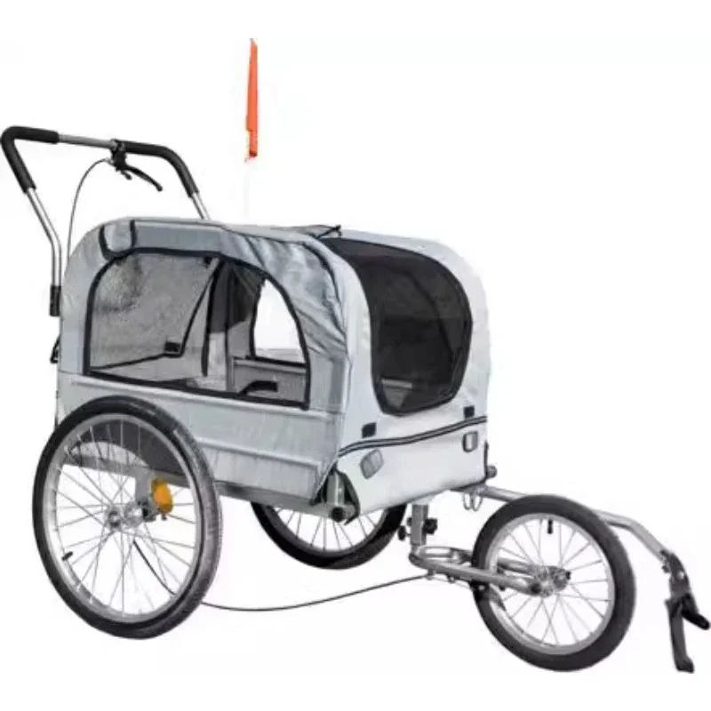 Pet model, bicycle trailer, foldable cat and dog cart, dual-purpose outdoor camping, luggage trailer, load-bearing 40kg