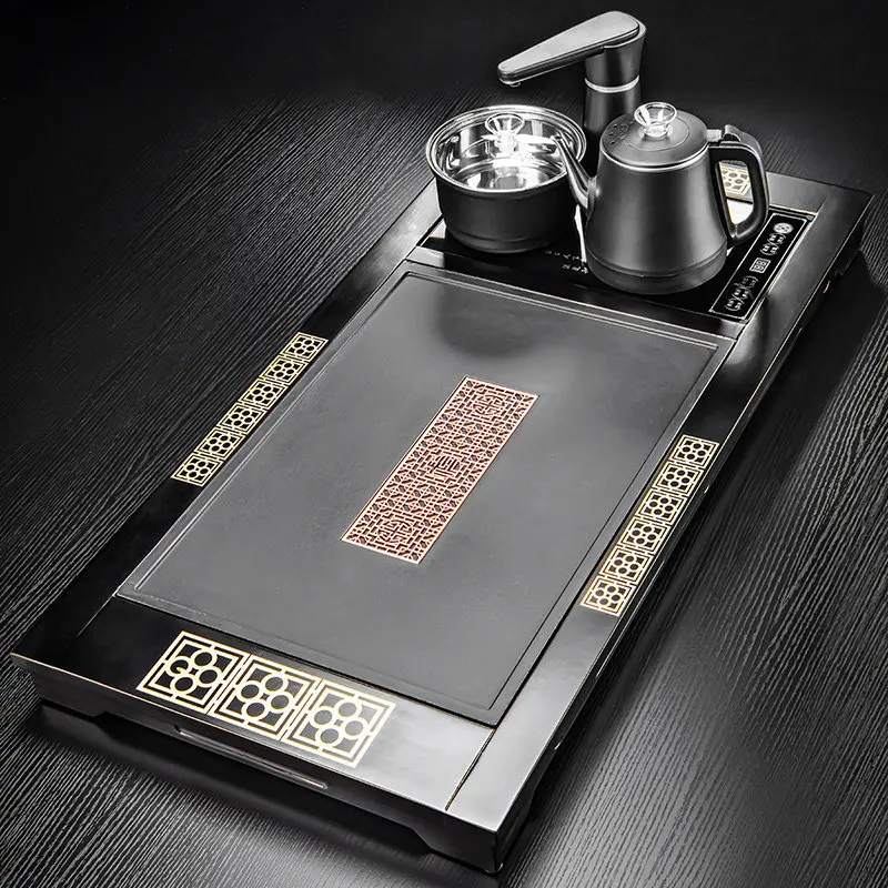 Ceremony Ceramic Tea Tray Decorative Serving Luxury Accessories Drainage Tea Tray Hospitality Coasters Bandejas Home Products