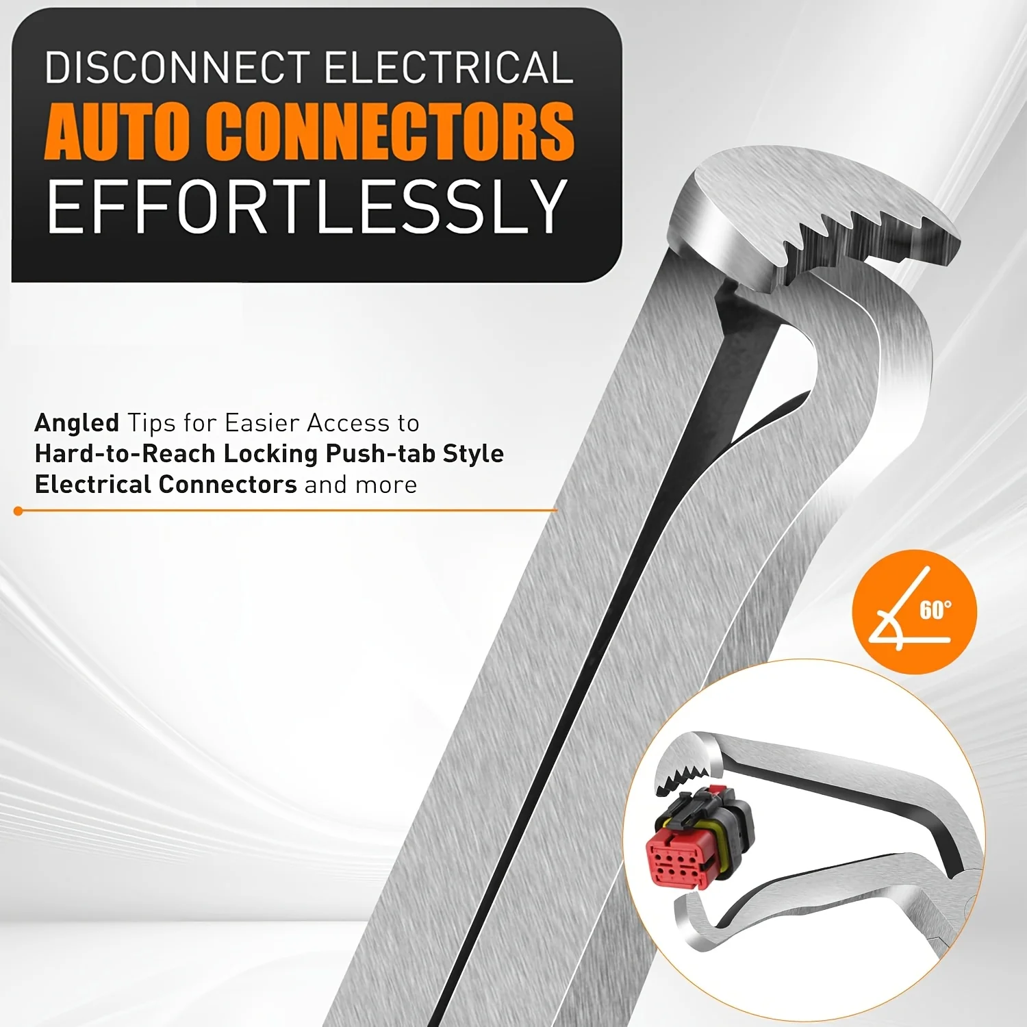 1/2/3pcs Electrical Disconnect Pliers Connector Separator 60 Degree for Electrical Wiring MAF Sensors Fuel Injectors Coils