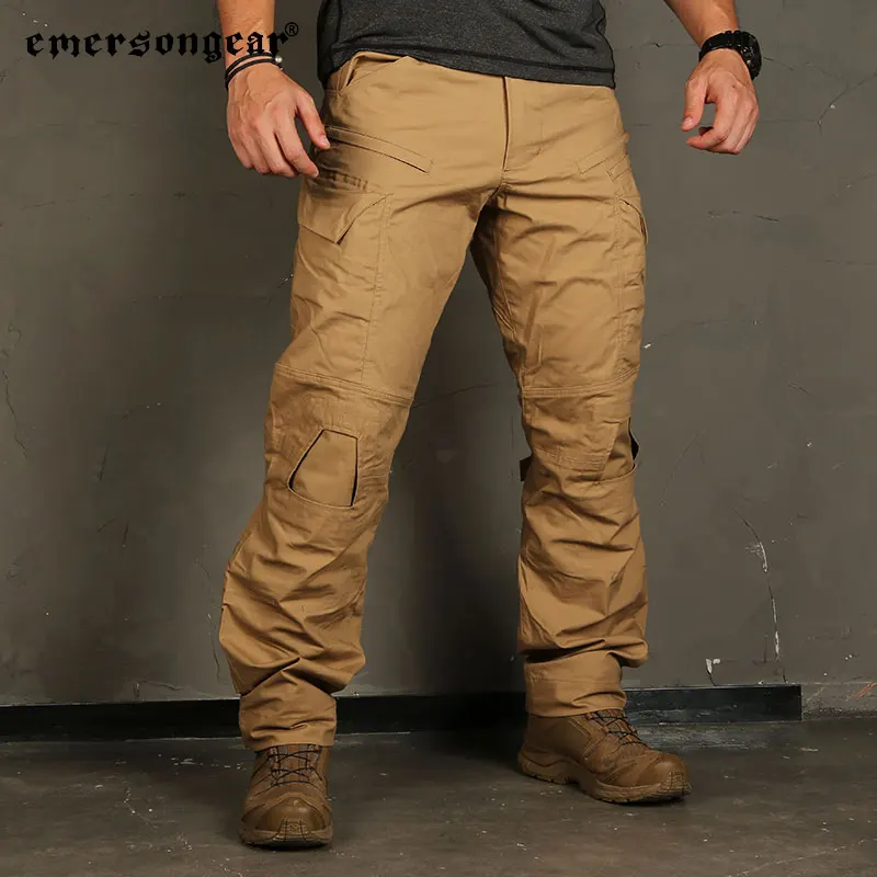 Emersongear E4 Combat  Pants Wargame Duty Trousers Mens Hunting Training Tactical Cargo Sports Hiking Camping Fishing Outdoor